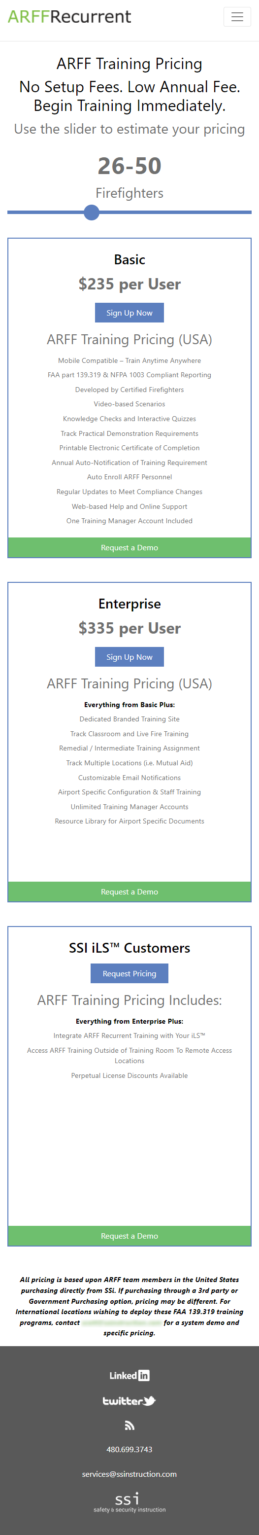 Pricing Page (phone)