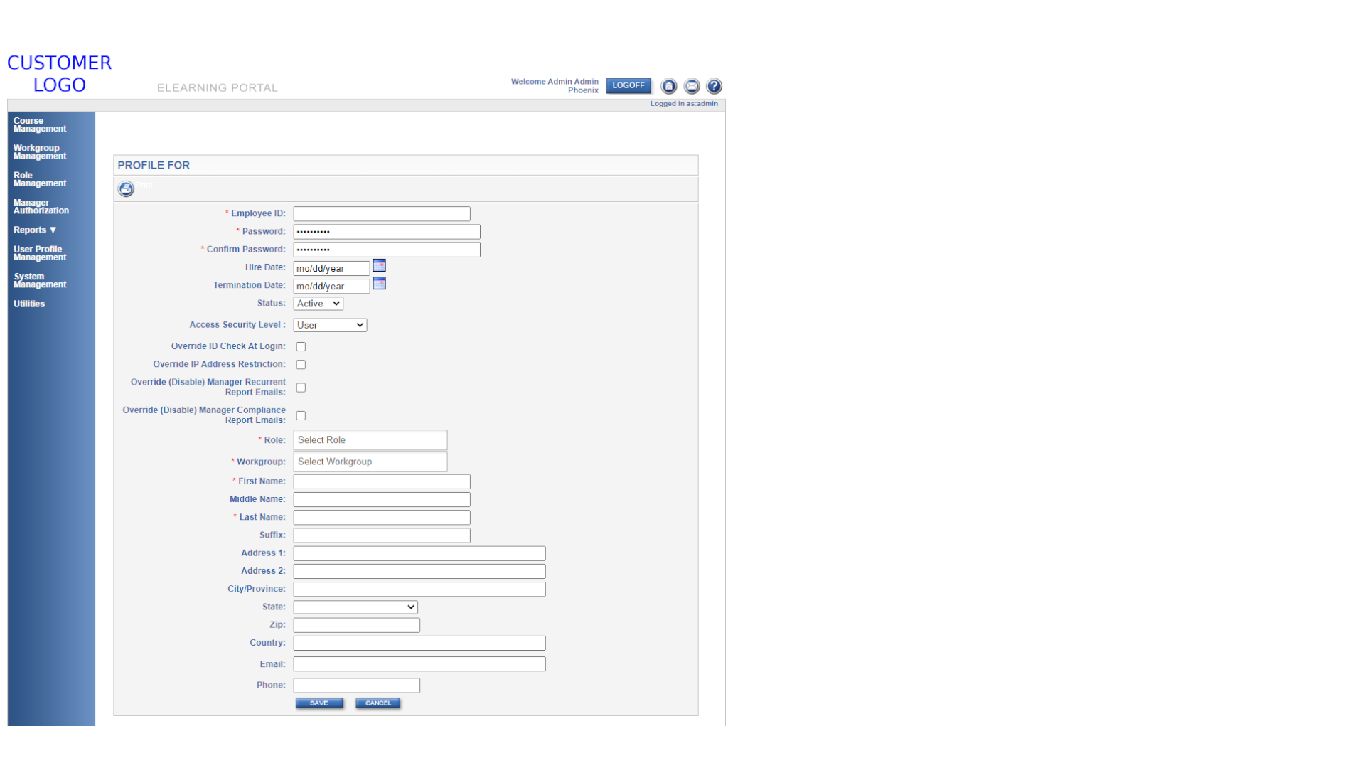 old new user page